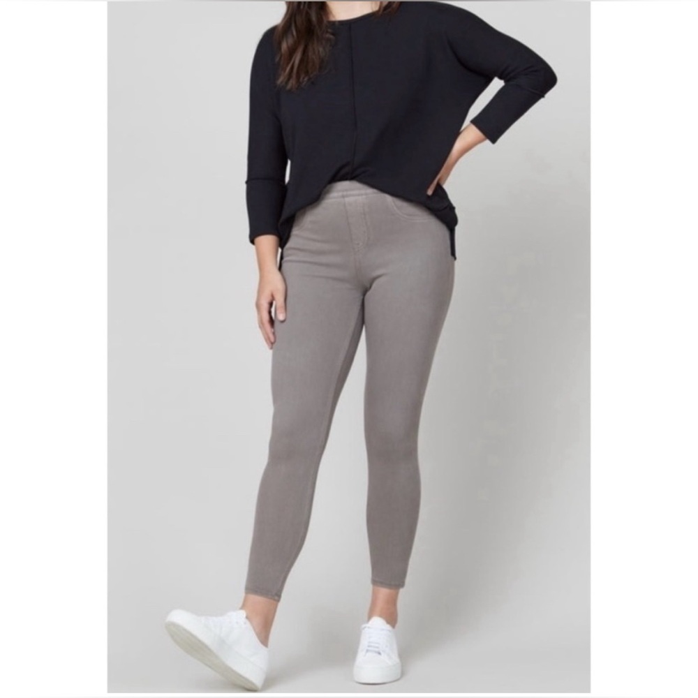 Spanx Women's Spanx Jean-Ish Ankle Leggings in Light Gray XS Petite